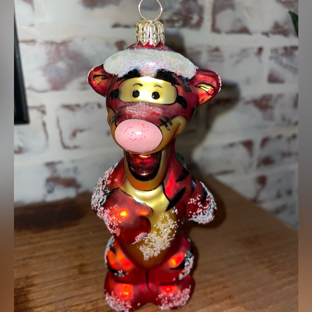 Disney Christopher Radko Tigger Christmas Ornament whinnie the Pooh